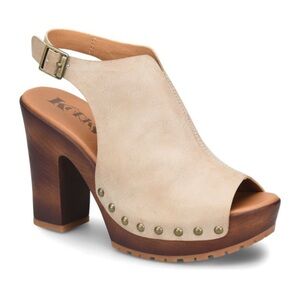 Kork-Ease Women's Tan Platform Mules
